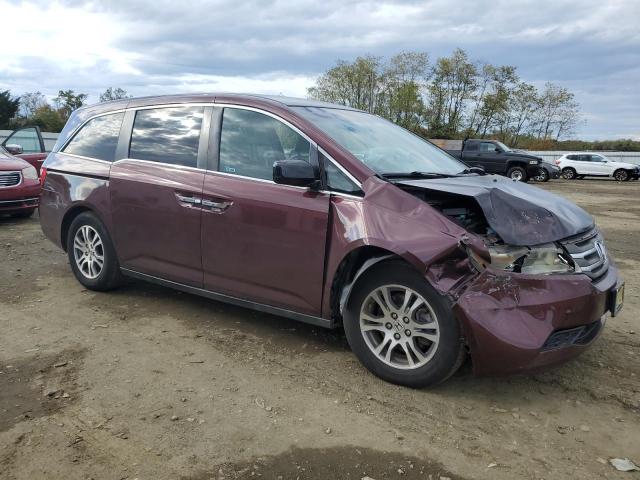 5FNRL5H41BB086474 - 2011 HONDA ODYSSEY EX BURGUNDY photo 4