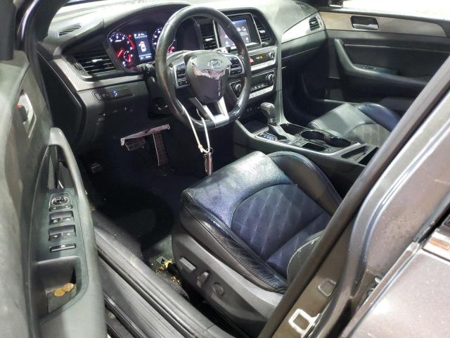 5NPE34AF9KH811230 - 2019 HYUNDAI SONATA LIMITED ნაცრისფერი ფოტო 8