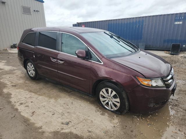 5FNRL5H64EB109686 - 2014 HONDA ODYSSEY EXL BURGUNDY photo 4