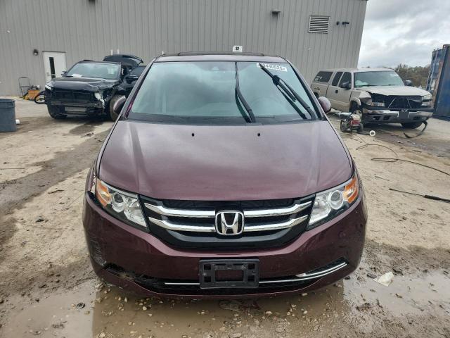 5FNRL5H64EB109686 - 2014 HONDA ODYSSEY EXL BURGUNDY photo 5