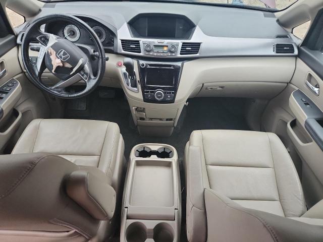 5FNRL5H64EB109686 - 2014 HONDA ODYSSEY EXL BURGUNDY photo 8