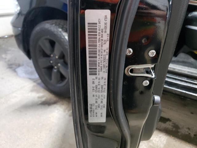 1C6RR7LT3KS622151 - 2019 RAM 1500 CLASS SLT Negro foto 12