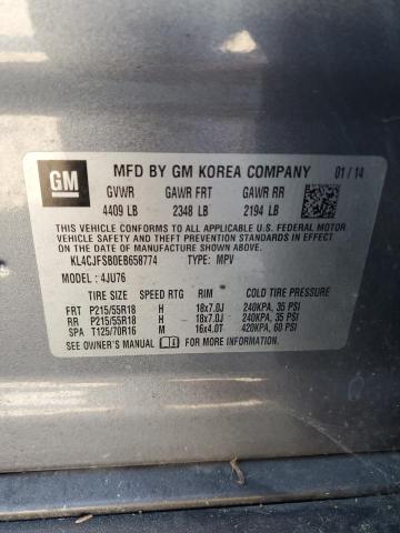 KL4CJFSB0EB658774 - 2014 BUICK ENCORE CONVENIENCE 灰色 照片 12
