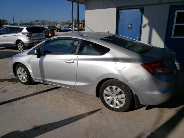 2HGFG3B5XCH549710 - 2012 HONDA CIVIC LX SILVER photo 2