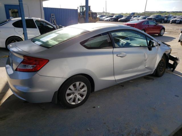2HGFG3B5XCH549710 - 2012 HONDA CIVIC LX SILVER photo 3