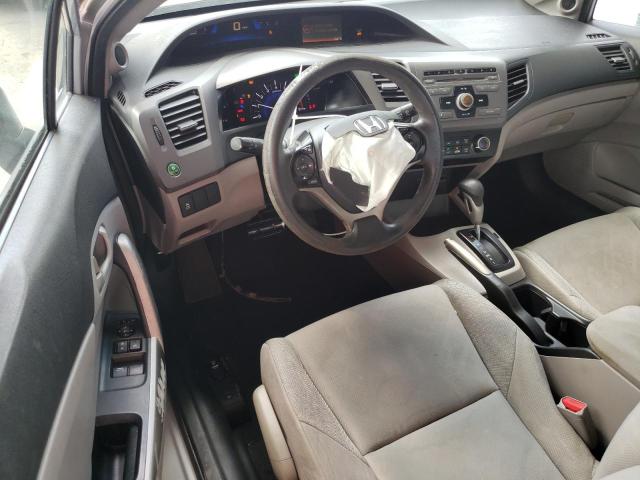 2HGFG3B5XCH549710 - 2012 HONDA CIVIC LX SILVER photo 8