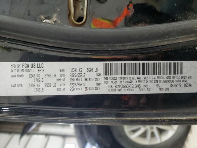 3C4PDDBG5HT515045 - 2017 DODGE JOURNEY SXT BLACK photo 13