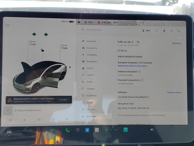 5YJ3E1EA1JF039494 - 2018 TESLA MODEL 3 Gümüş foto 9