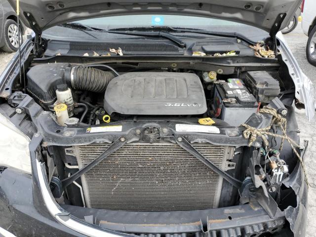 2C4RC1BG6CR400220 - 2012 CHRYSLER TOWN & COU TOURING BLACK photo 12