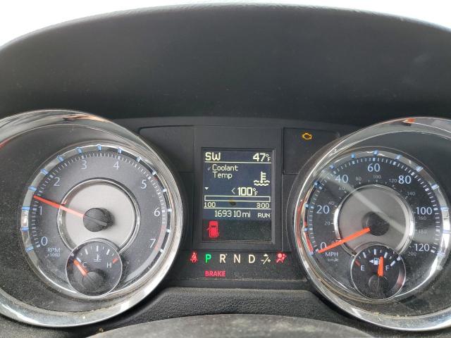 2C4RC1BG6CR400220 - 2012 CHRYSLER TOWN & COU TOURING BLACK photo 9