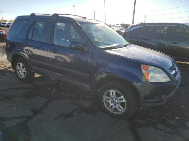 JHLRD78862C093268 - 2002 HONDA CR-V EX Mavi fotoğraf 4