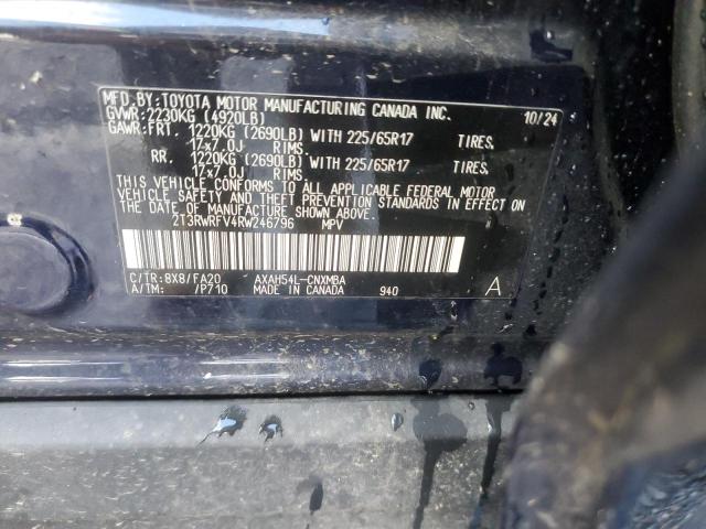 2T3RWRFV4RW246796 - 2024 TOYOTA RAV4 XLE 蓝色 照片 13