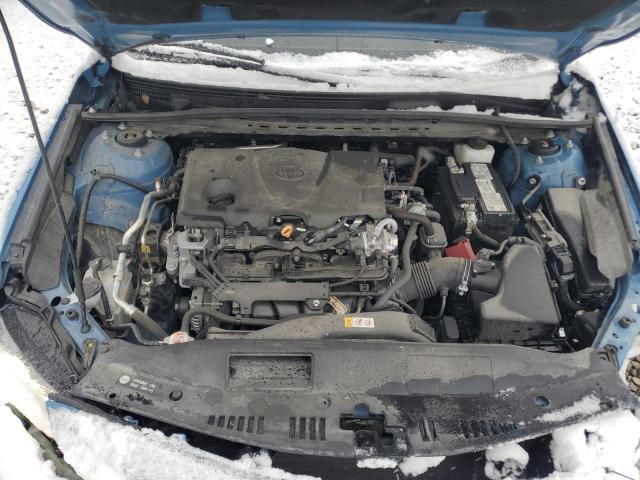 4T1G11AK2RU225538 - 2024 TOYOTA CAMRY SE NIGHT SHADE BLUE photo 11