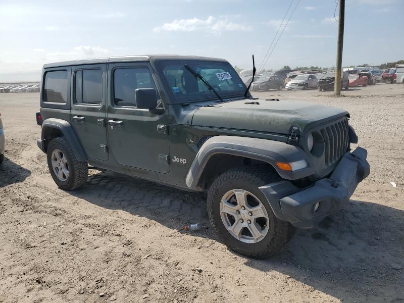 1C4HJXDN7MW512856 - 2021 JEEP WRANGLER U SPORT მწვანე ფოტო 4