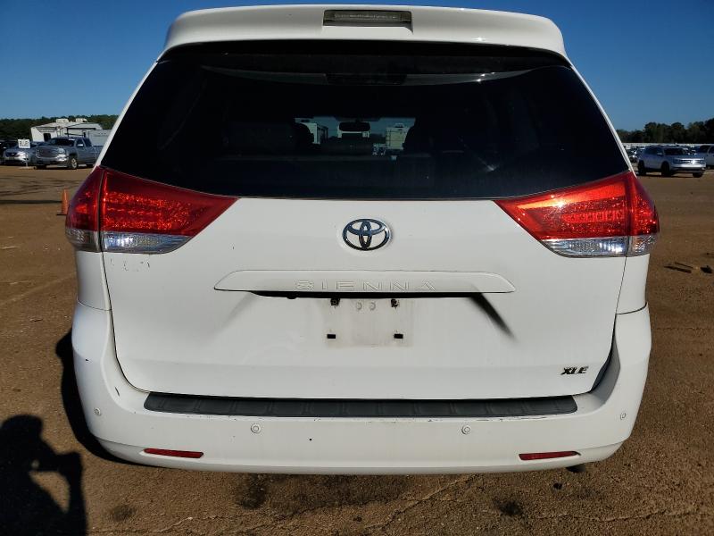 5TDYK3DCXCS205412 - 2012 TOYOTA SIENNA XLE 白色 照片 6