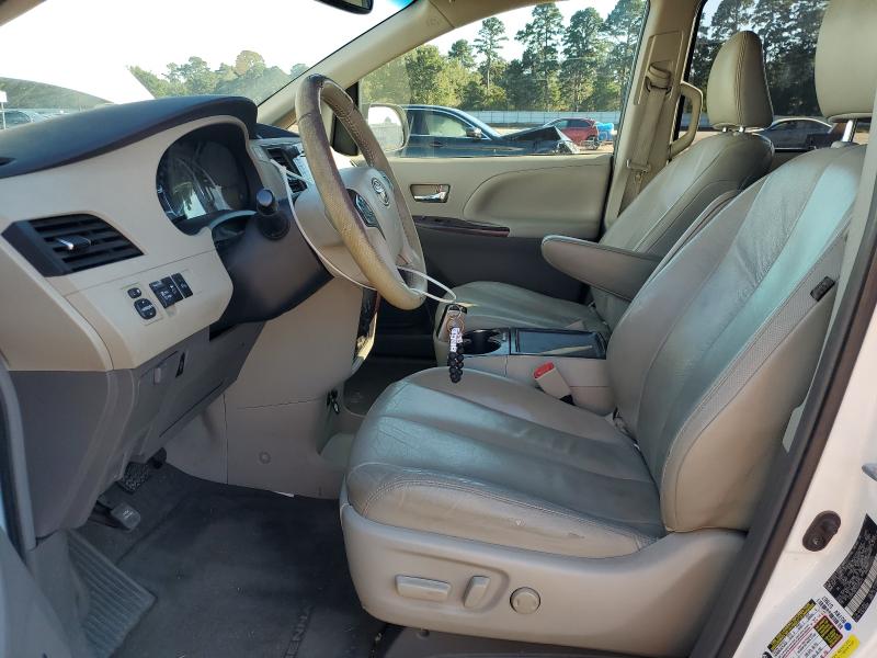 5TDYK3DCXCS205412 - 2012 TOYOTA SIENNA XLE 白色 照片 7