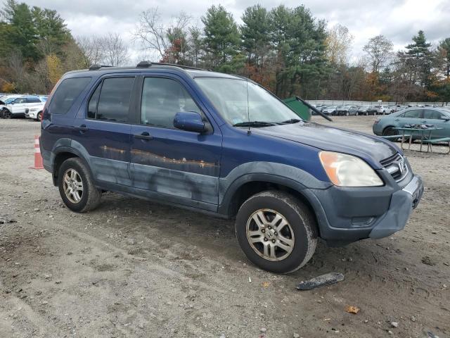 JHLRD78832C021606 - 2002 HONDA CR-V EX BLUE photo 4