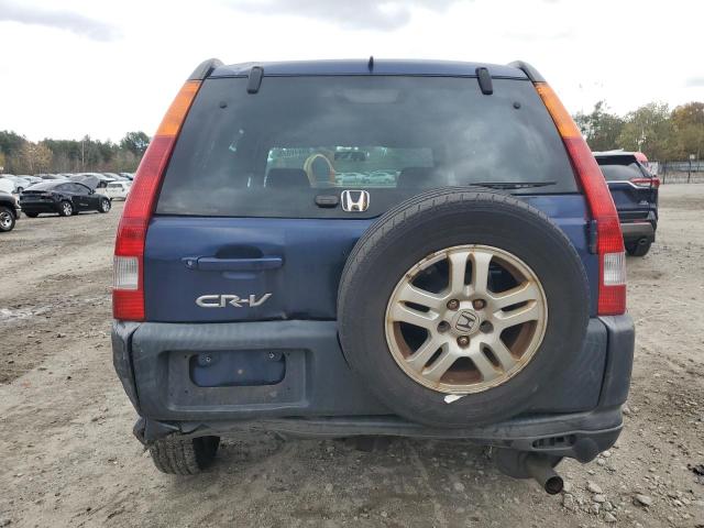 JHLRD78832C021606 - 2002 HONDA CR-V EX BLUE photo 6