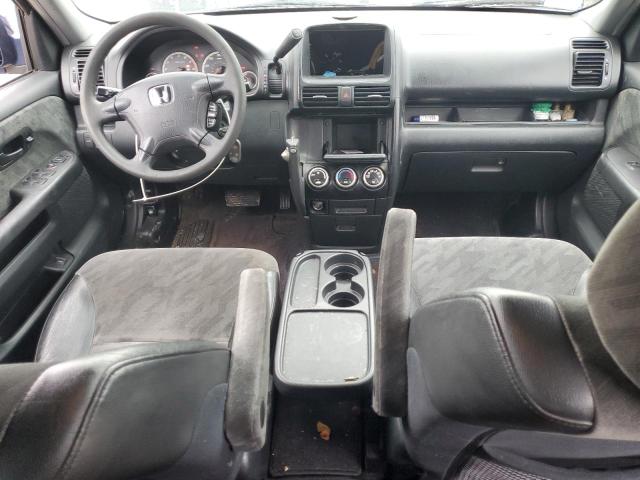 JHLRD78832C021606 - 2002 HONDA CR-V EX BLUE photo 8