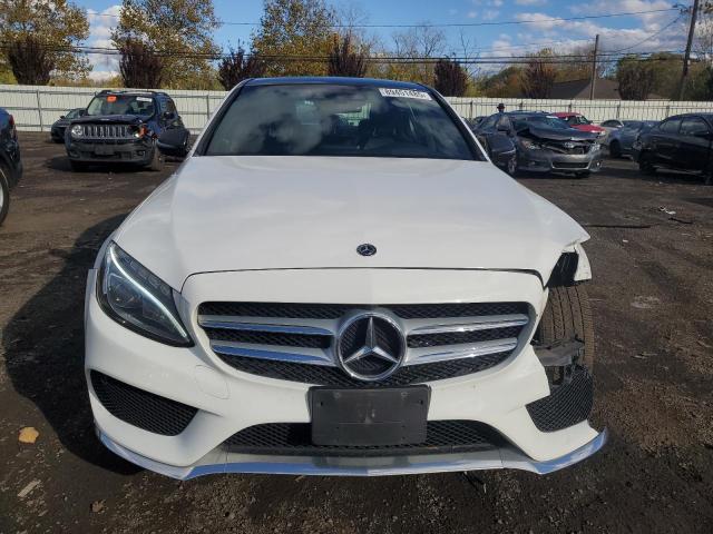 55SWF4KB3JU248453 - 2018 MERCEDES-BENZ C 300 4MATIC WHITE photo 5