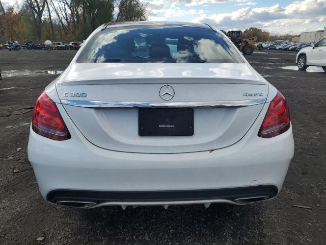 55SWF4KB3JU248453 - 2018 MERCEDES-BENZ C 300 4MATIC WHITE photo 6