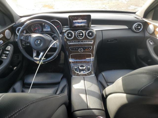 55SWF4KB3JU248453 - 2018 MERCEDES-BENZ C 300 4MATIC WHITE photo 8