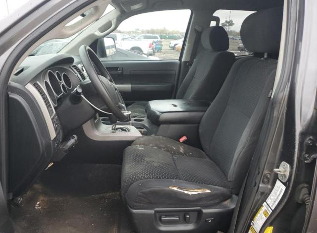 5TFUY5F18CX236852 - 2012 TOYOTA TUNDRA DOUBLE CAB SR5 GRAY photo 7