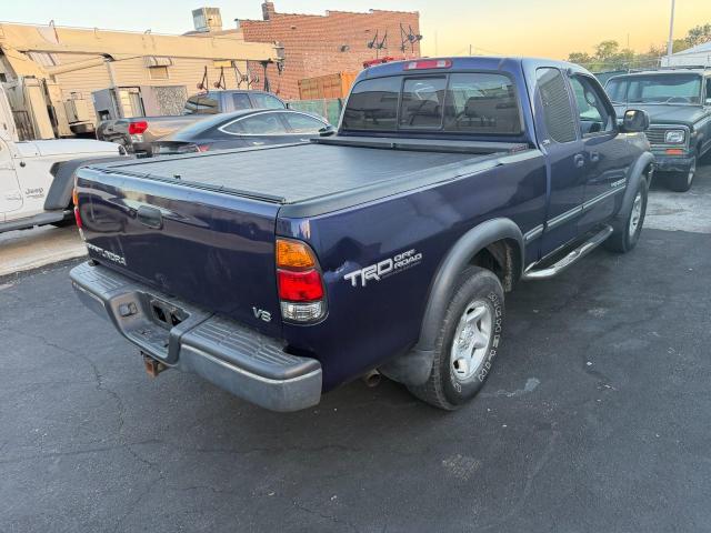 5TBBT441XYS070214 - 2000 TOYOTA TUNDRA ACCESS CAB ლურჯი ფოტო 4