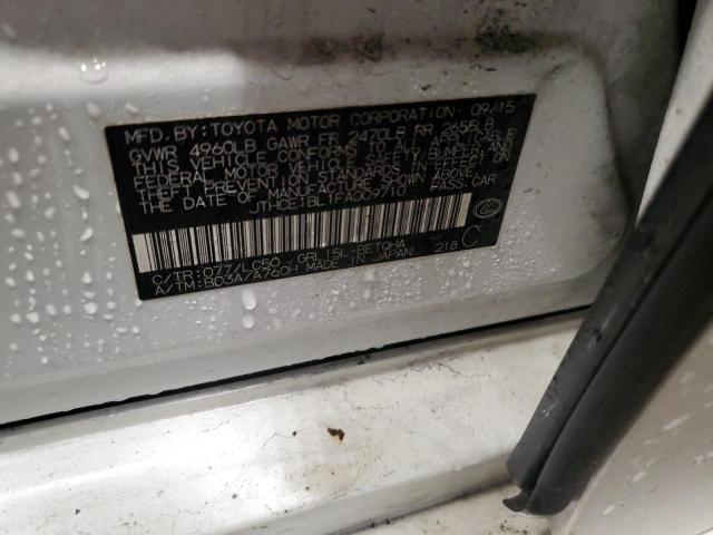 JTHCE1BL1FA009710 - 2015 LEXUS GS 350 WHITE photo 12