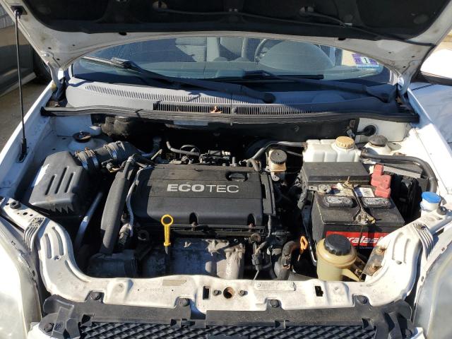 KL1TD5DE7AB088000 - 2010 CHEVROLET AVEO LS WHITE photo 11