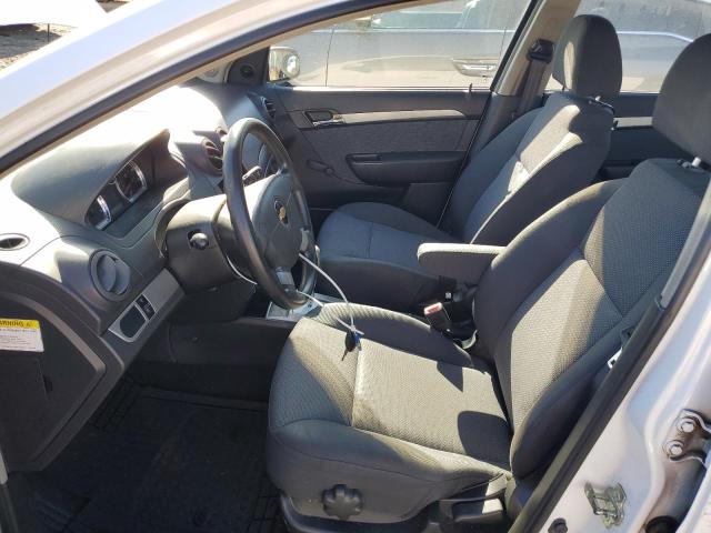 KL1TD5DE7AB088000 - 2010 CHEVROLET AVEO LS WHITE photo 7