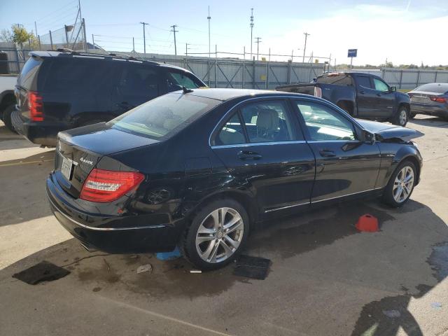 WDDGF8BB6CF914318 - 2012 MERCEDES-BENZ C 300 4MATIC BLACK photo 3