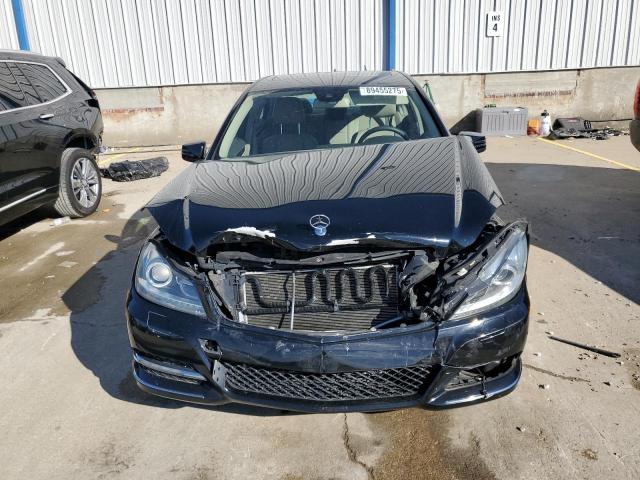 WDDGF8BB6CF914318 - 2012 MERCEDES-BENZ C 300 4MATIC BLACK photo 5