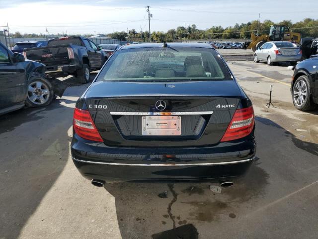 WDDGF8BB6CF914318 - 2012 MERCEDES-BENZ C 300 4MATIC BLACK photo 6