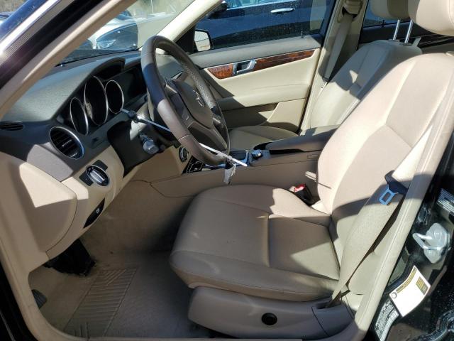 WDDGF8BB6CF914318 - 2012 MERCEDES-BENZ C 300 4MATIC BLACK photo 7