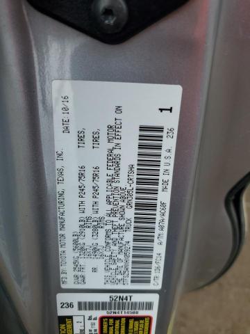 5TFSZ5ANXHX059274 - 2017 TOYOTA TACOMA ACCESS CAB ვერცხლისფერი ფოტო 13