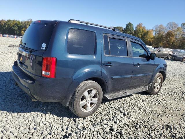 5FNYF4H56AB002458 - 2010 HONDA PILOT EXL BLUE photo 3