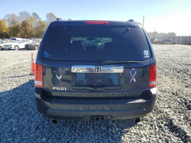 5FNYF4H56AB002458 - 2010 HONDA PILOT EXL BLUE photo 6