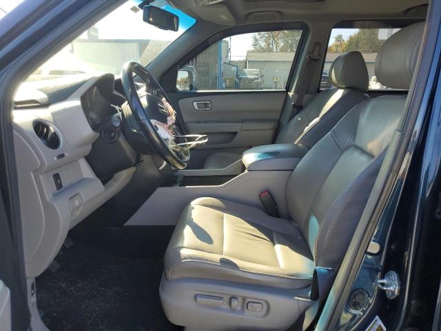 5FNYF4H56AB002458 - 2010 HONDA PILOT EXL BLUE photo 7