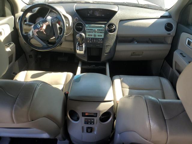 5FNYF4H56AB002458 - 2010 HONDA PILOT EXL BLUE photo 8