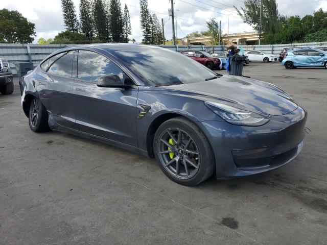 5YJ3E1EA3NF243395 - 2022 TESLA MODEL 3 CHARCOAL photo 4