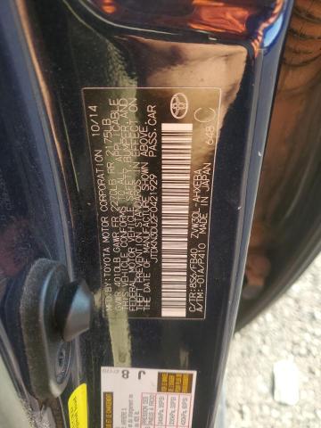 JTDKN3DU2F0421929 - 2015 TOYOTA PRIUS 蓝色 照片 12