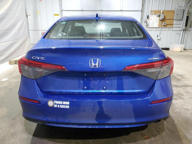 2HGFE2F5XPH564417 - 2023 HONDA CIVIC SPORT BLUE photo 6
