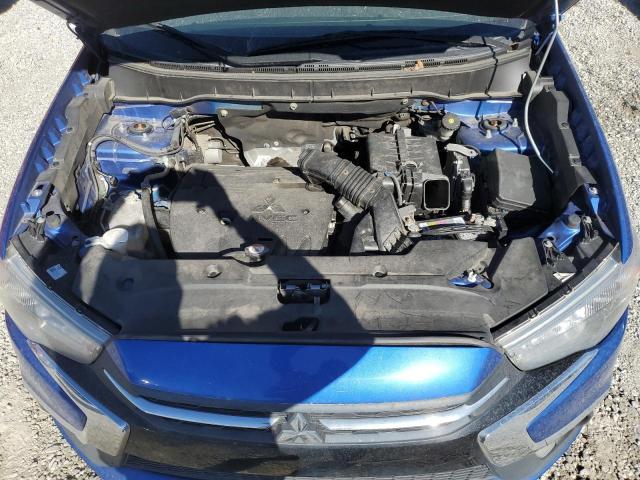 JA4AP4AU3KU020337 - 2019 MITSUBISHI OUTLANDER SE BLUE photo 11