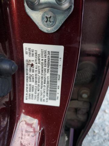 JHMFB2F55CS001171 - 2012 HONDA CIVIC LX 勃艮第红 照片 12