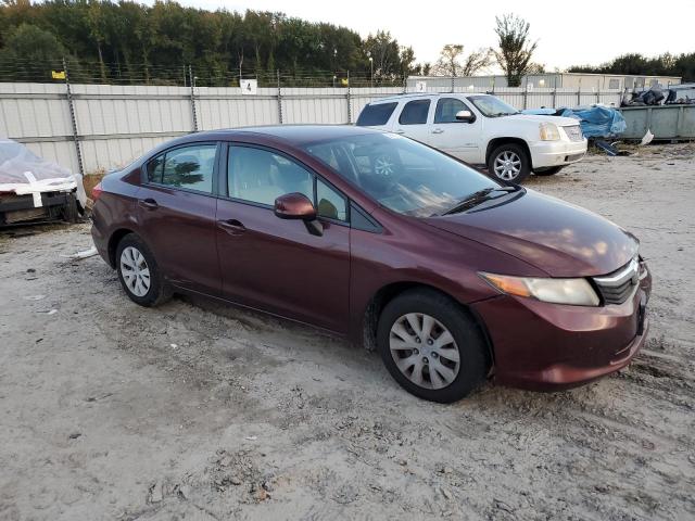 JHMFB2F55CS001171 - 2012 HONDA CIVIC LX 勃艮第红 照片 4