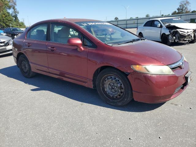 1HGFA16528L060454 - 2008 HONDA CIVIC LX BURGUNDY photo 4