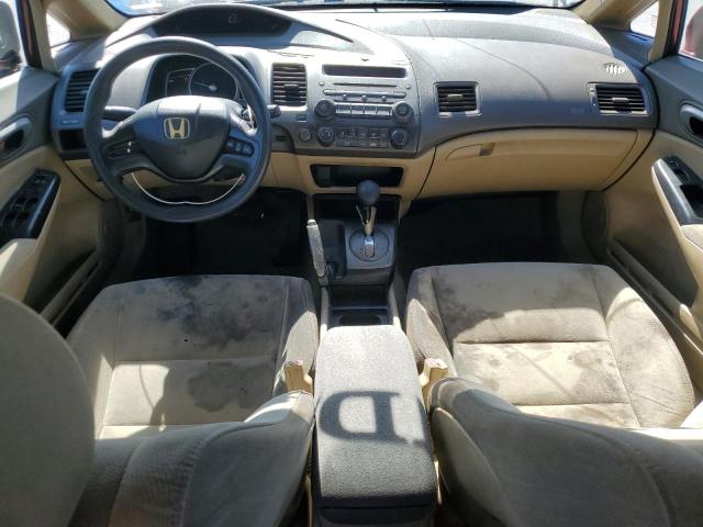 1HGFA16528L060454 - 2008 HONDA CIVIC LX BURGUNDY photo 8