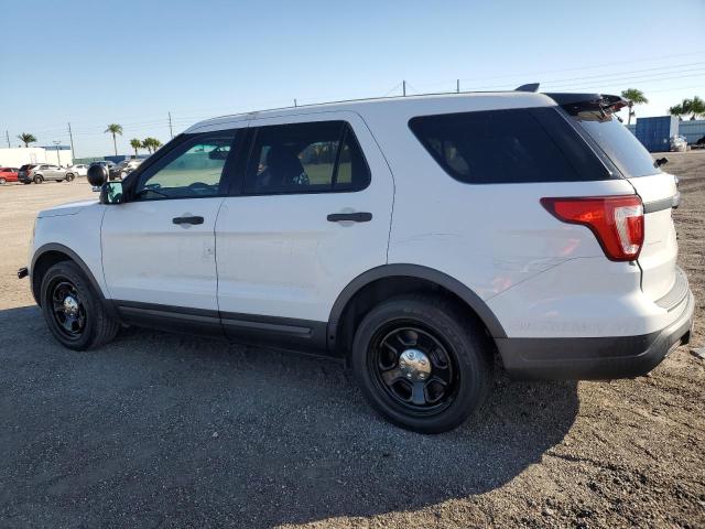 1FM5K8AR0KGB46125 - 2019 FORD EXPLORER POLICE INTERCEPTOR Blanco foto 2