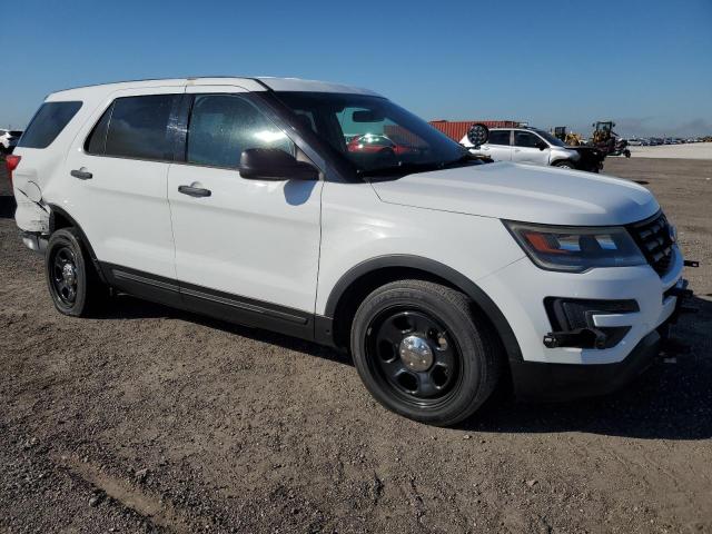 1FM5K8AR0KGB46125 - 2019 FORD EXPLORER POLICE INTERCEPTOR Blanco foto 4